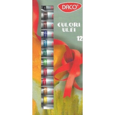 Culori ulei 12 culori Daco