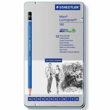 Set Creioane Grafit Staedtler 12 Bucati