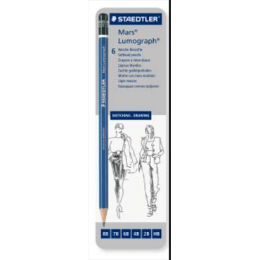 Set Creioane Grafit Staedtler 6 Bucati