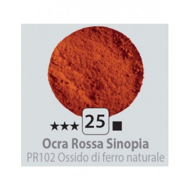 PIGMENT PULBERE OCRA ROSSA SINOPIA
