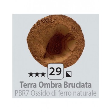 PIGMENT PULBERE TERRA OMBRA BRUCIATA
