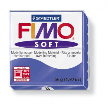 FIMO SOFT -ALBASTRU BRILIANT ( 56G )