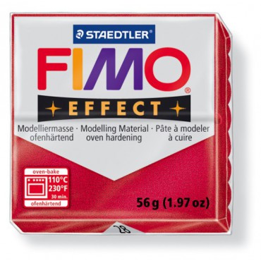 FIMO EFFECT METALIC -RUBY RED 28( 56G )