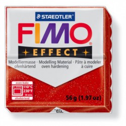 FIMO EFFECT GLITTER -RED 202 ( 56G )
