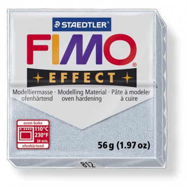FIMO EFFECT GLITTER -SILVER 812 ( 56G )